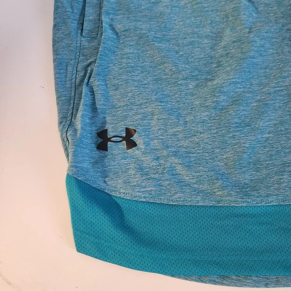 Under Armour Men's UA train stretch shorts truquoise / green size Large regular